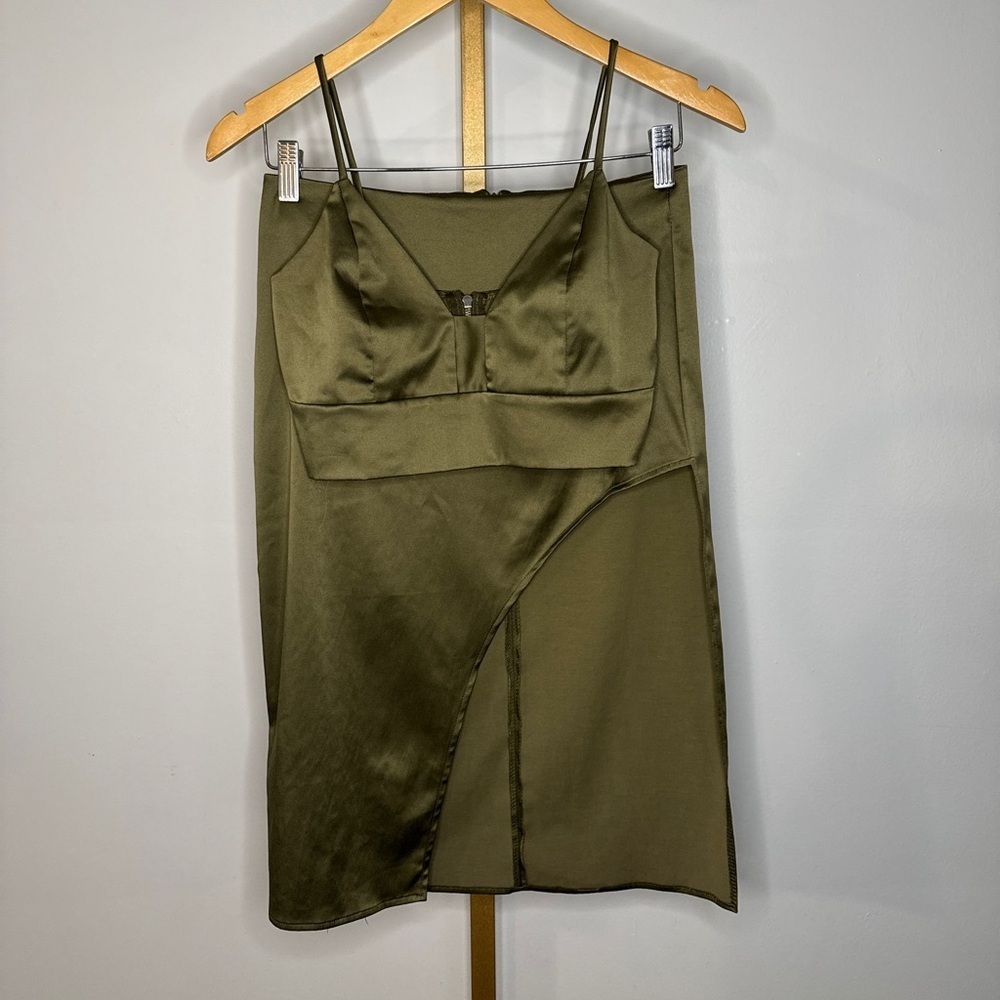 Olive Green Two Piece Set